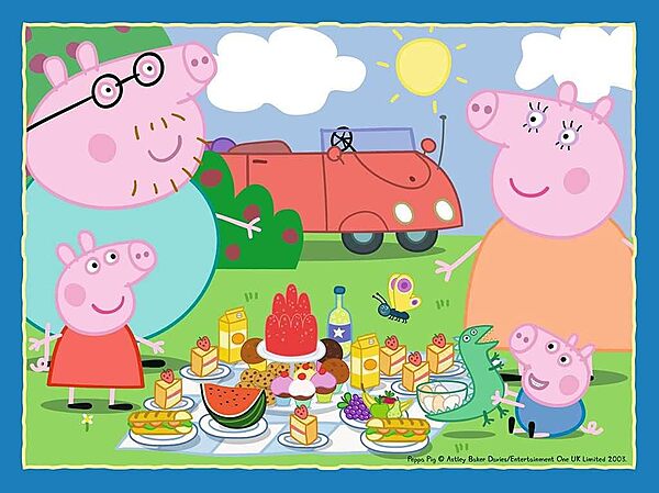 Peppa Pig 4 in a Box Jigsaw Puzzle - Fun Days Out