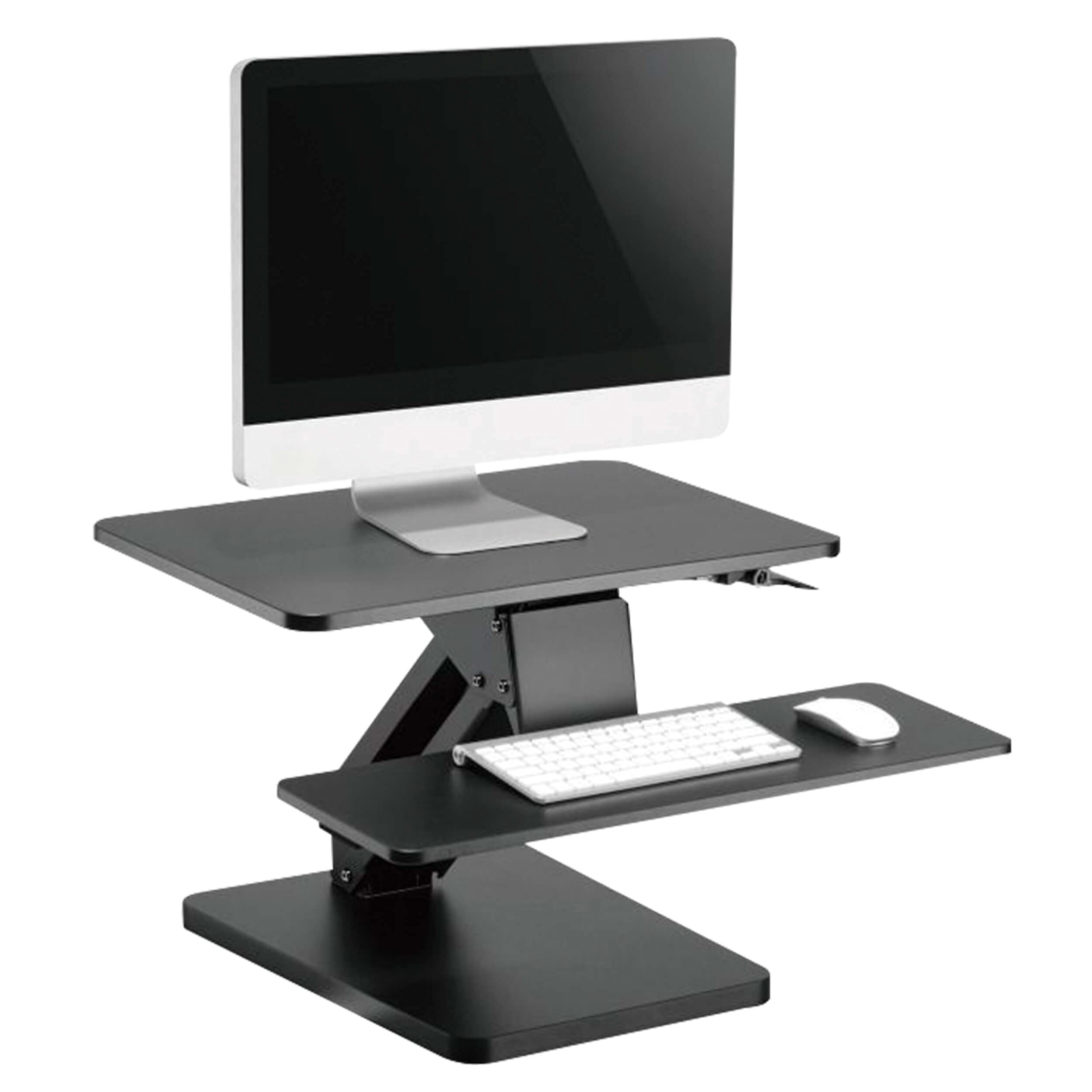 Tripp Lite Safe-IT Sit Stand Desk Converter Desktop Workstation, 23.6 x 15.7 inch Monitor or Laptop Surface