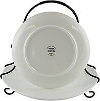 Gibson Elite Gracious Dining 2-Tier Serving Set, White