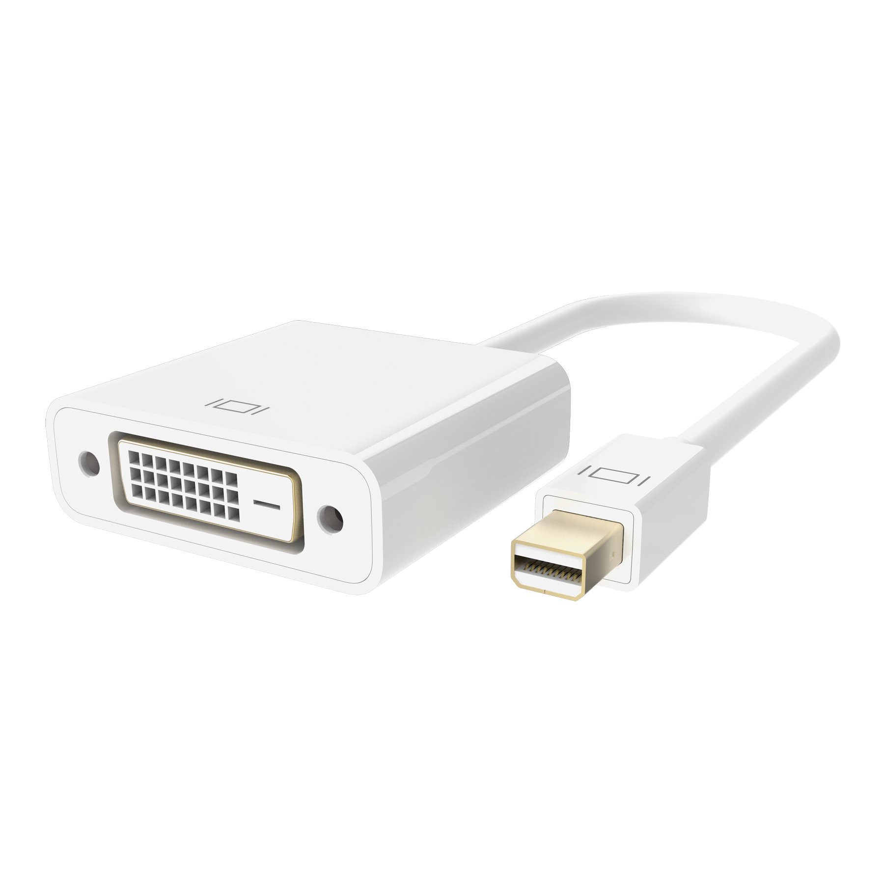 Belkin Mini DisplayPort to DVI Adapter, M/F, 1080p - DVI/Mini DisplayPort Video Cable - F2CD051B