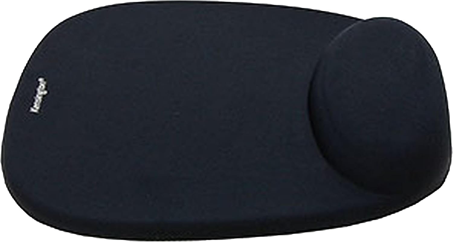 Kensington Comfort Gel Mouse Pad with Wrist Rest - Black (K62386AM)