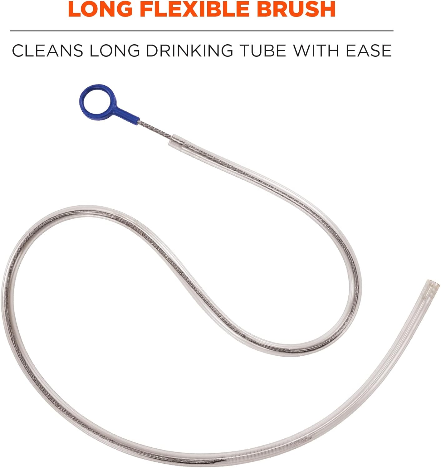 Chill-Its 5159 Hydration Pack Cleaning Kit, Bladder, Tube/Bite-Valve Cleaning Brushes, Drying Rack