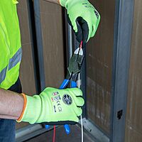 Klein Tools D2000-9ST Pliers, Made in USA, Side Cutters are Heavy-Duty 9-Inch Ironworker Pliers for Rebar, ACSR, Screws