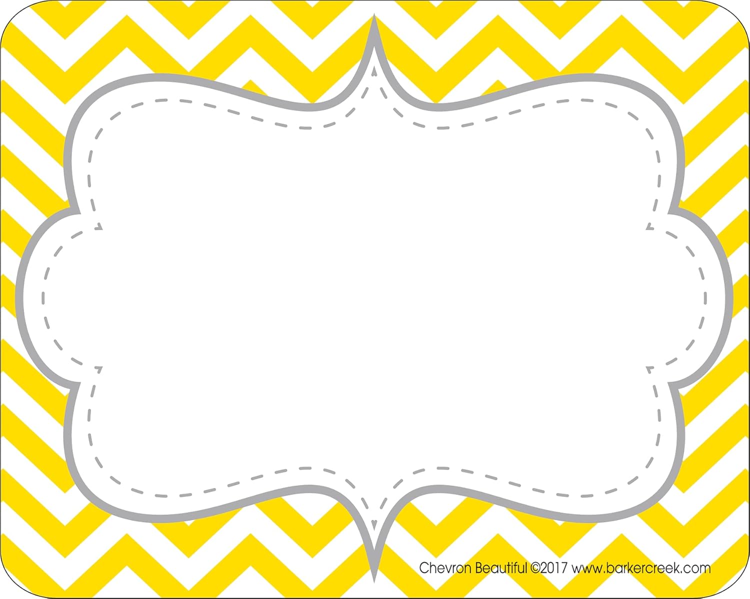 Barker Creek Name Badges & Self-Adhesive Labels, Beautiful Chevron, Multi-Purpose Name Tags, Gift Tags