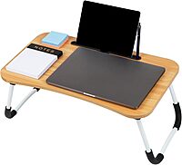Mind Reader Lap Desk Laptop Stand Bed Tray Folding Legs Portable MDF