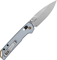 Kershaw Mini Iridium Folding Pocket Knife, 3-inch D2 Steel, DuraLock, Aluminum Handle