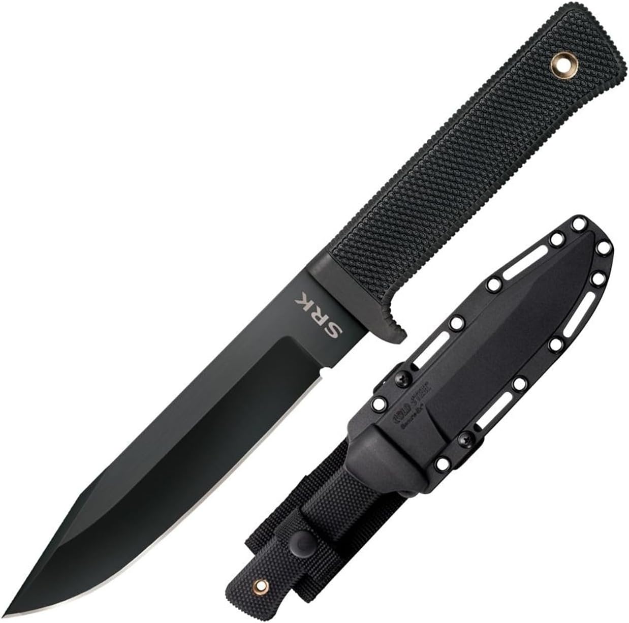 COLD STEEL SRK Tactical Fixed Blade Knife w/Secure-Ex Sheath