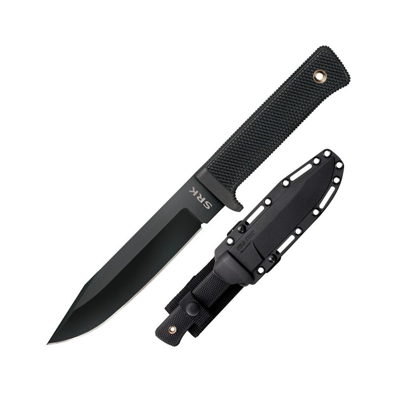 COLD STEEL SRK Tactical Fixed Blade Knife w/Secure-Ex Sheath