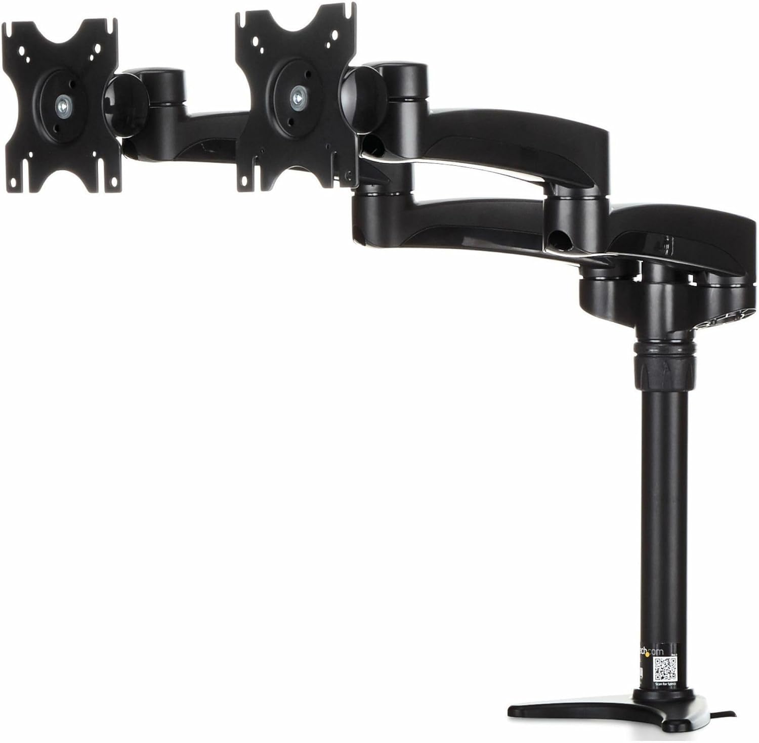 StarTech.com Desk Mount Dual Monitor Arm - Articulating - Supports Monitors 12'' to 24" (29.9lb/13.6kg)