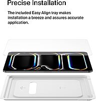 Belkin ScreenForce TemperedGlass Screen Protector for Apple iPad Pro 13" 7th Generation, Thin, Extra Durable