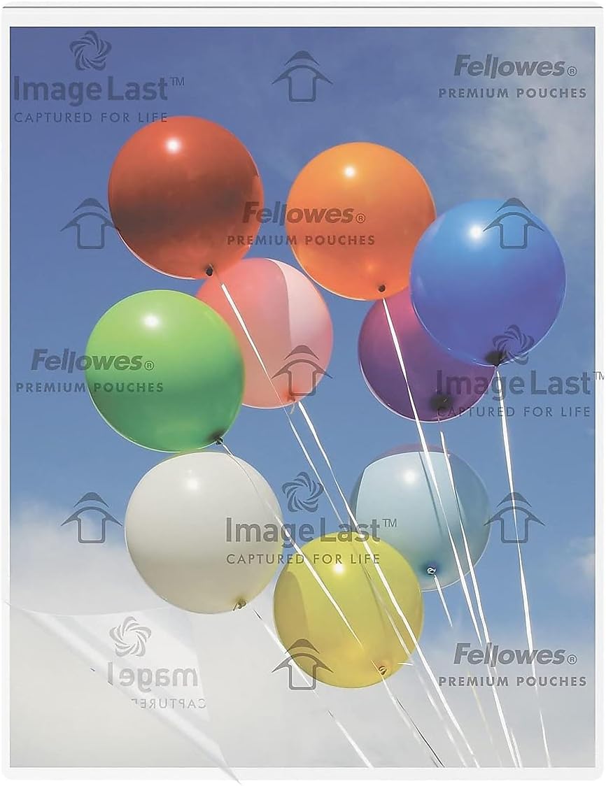 Fellowes Thermal Laminating Pouches, ImageLast, Jam Free Letter Size, 3 Mil, 200 Pack (5244101)