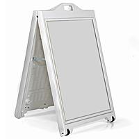 AZAR DISPLAYS Double-Sided Sidewalk A-Frame Sign w/Protective Lens