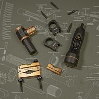 WHEELER Scope Mounting Kit with FAT Wrench, Reticle Leveling System, Bore Sighter and Storage Case