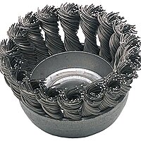 PFERD MILWAUKEE 697940822207 Wire Cup Brush for Mini-Grinder - Diameter: 2-3/4" - Pack of 2