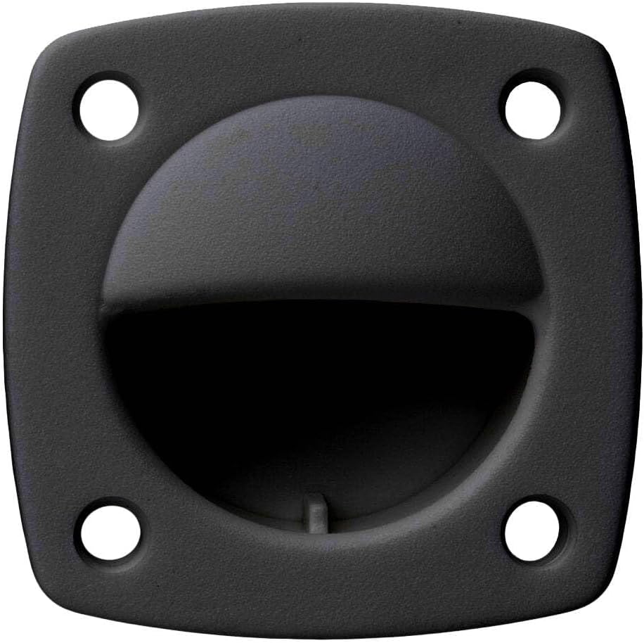 Whitecap 3360BC Nylon Flush Pull - 2-1/4", Black