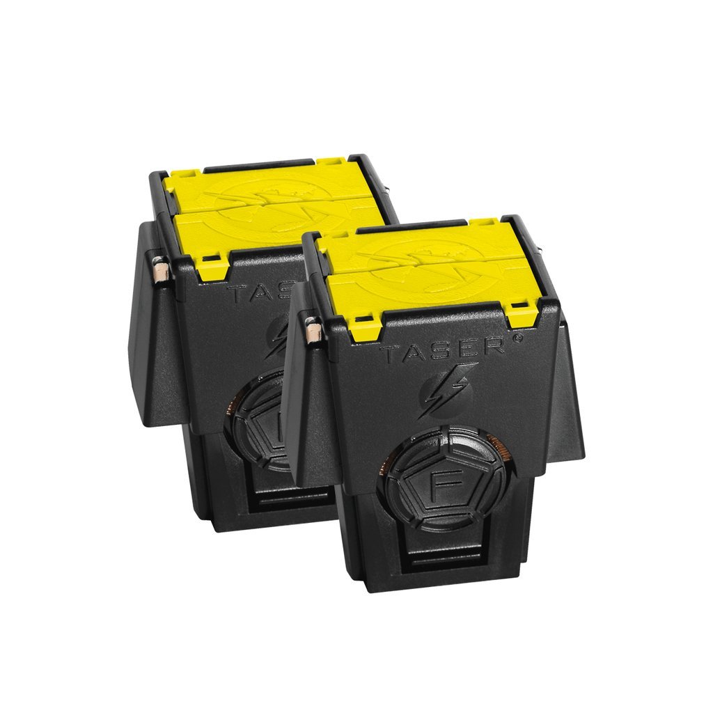 TASER 2 Pack Replacement Live Cartridges for X1, X26P, X26C, M26C – 15-Foot Range, High Voltage