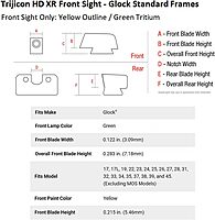 TRIJICON HD XR Night Sights