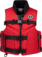 Mustang Survival Accel 100 Fishing Foam Vest X-Large Red/Black