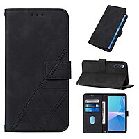 Mobile Phone Case for Sony Xperia 10 III Case, Premium Leather Foldable Case Flip Protective Case [Card Slots] [Magnetic