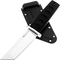 Cold Steel Kyoto 3.25" Durable Compact 8Cr13MoV Stainless Steel Fixed Blade Tanto Outdoor Hunting Utility Knife