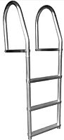 DOCK EDGE Fixed Eco Weld-Free Aluminum Dock Ladder