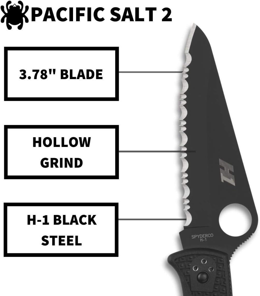 Spyderco Pacific Salt 2 Lightweight Folding Knife