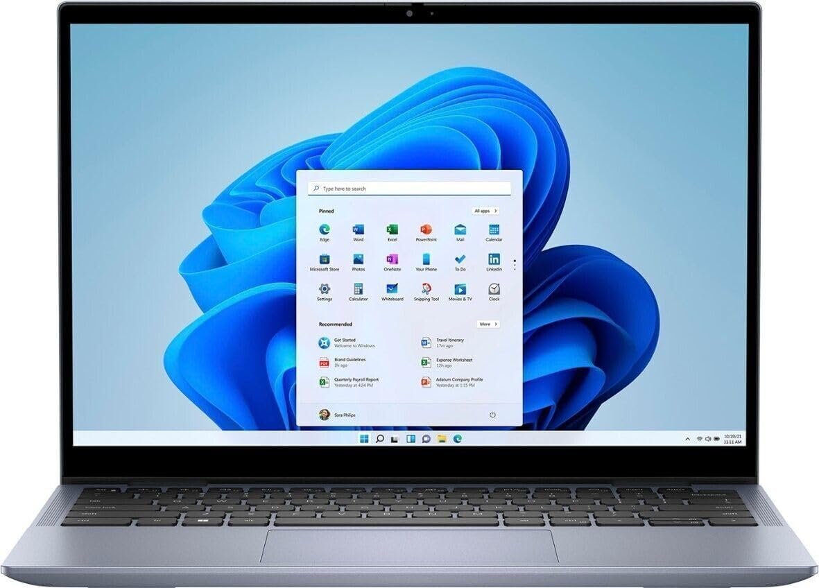 Dell 2024 Inspiron 2-in-1 Laptop, 14" WUXGA Touchscreen, Ryzen 5, 8GB, 1TB SSD