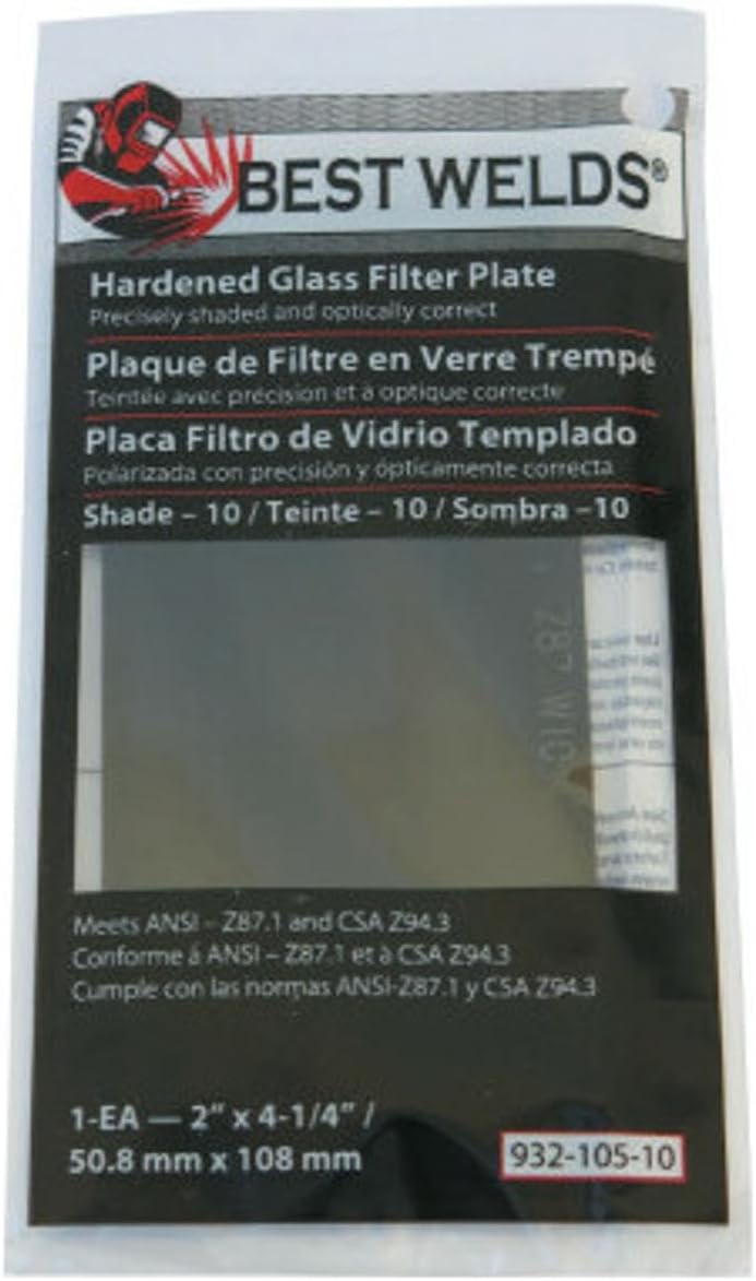 Best Welds 932-105-6 Bw-2x4-1/4#6 Glass Filter Plate