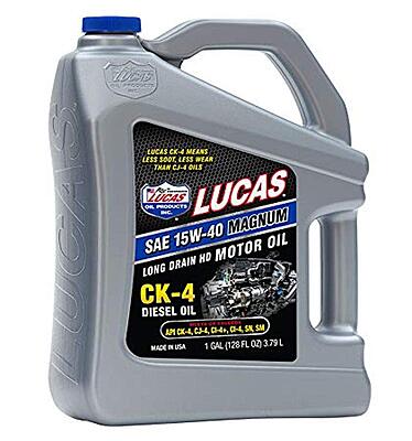 Lucas Oil SAE 15W-40 MAGNUM CK-4 Diesel Oil