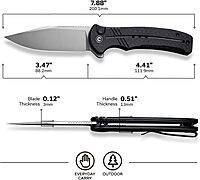 CIVIVI Cogent Button Lock Flipper Pocket Knife