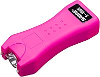 SABRE 2-in-1 Stun Gun and Flashlight and Belt Holster, 1.60 µC Charge, 120 Lumen LED, Rechargeable