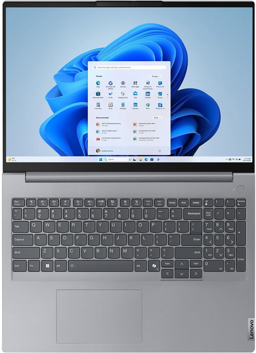 Lenovo ThinkBook 16 G7 ARP 21MW0002US 16" Touchscreen Notebook - WUXGA - AMD Ryzen 5 7535HS - 16 GB - 512 GB SSD