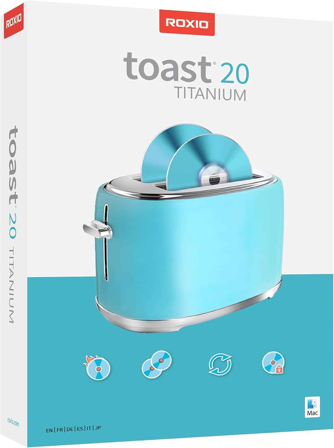 Roxio Toast 20 Titanium | CD & DVD Burner for Mac | Digital Media Management Software Suite [Mac Disc] Mac Disc Titanium
