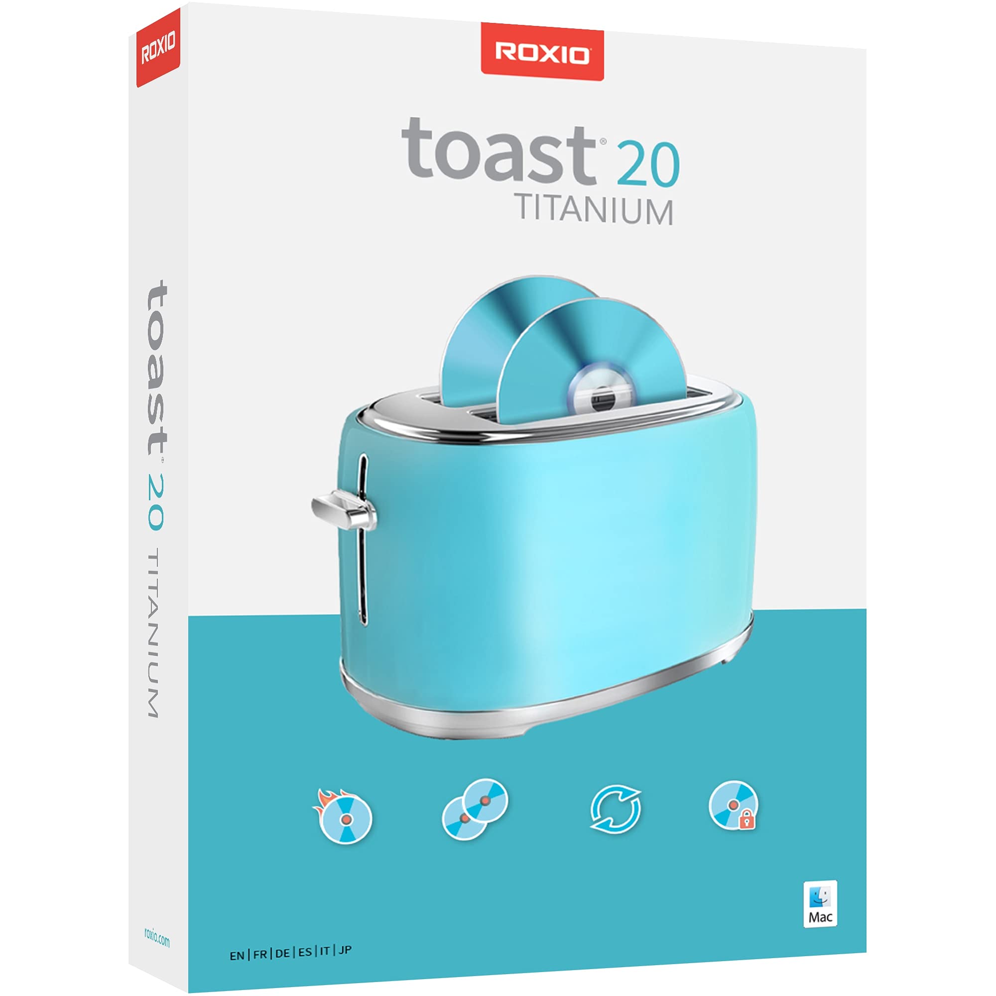 Roxio Toast 20 Titanium | CD & DVD Burner for Mac | Digital Media Management Software Suite [Mac Disc] Mac Disc Titanium
