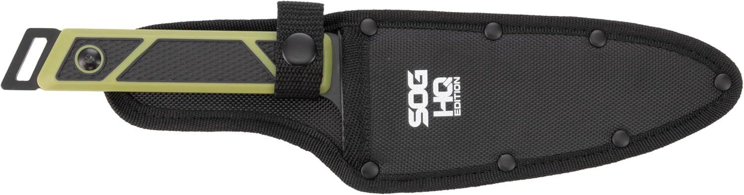 SOG Terragrip Camp Knife/HQ Edition/6.7" Blade/Trap Blister