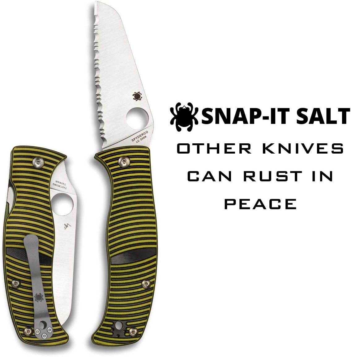 SPYDERCO Caribbean Salt Sheepfoot Knife