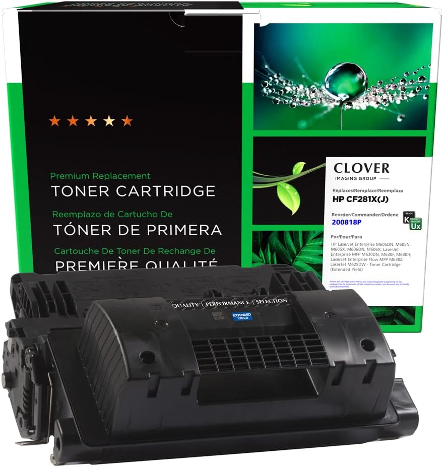 Clover Remanufactured Toner Cartridge Replacement for HP LaserJet