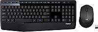 Logitech MK345 Wireless Keyboard and Mouse Combo with Palm Rest, 2.4 GHz USB Receiver, Compatible with PC, Laptop