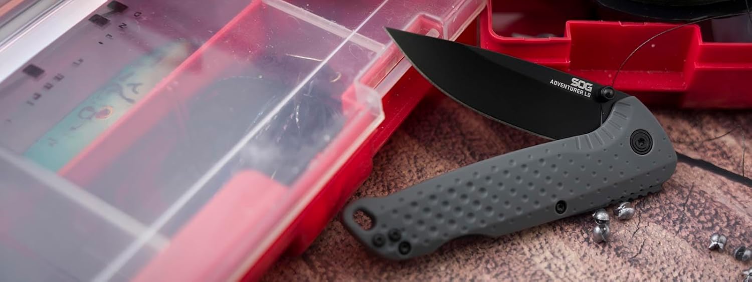 SOG Adventurer LB Lockback Folding Knife