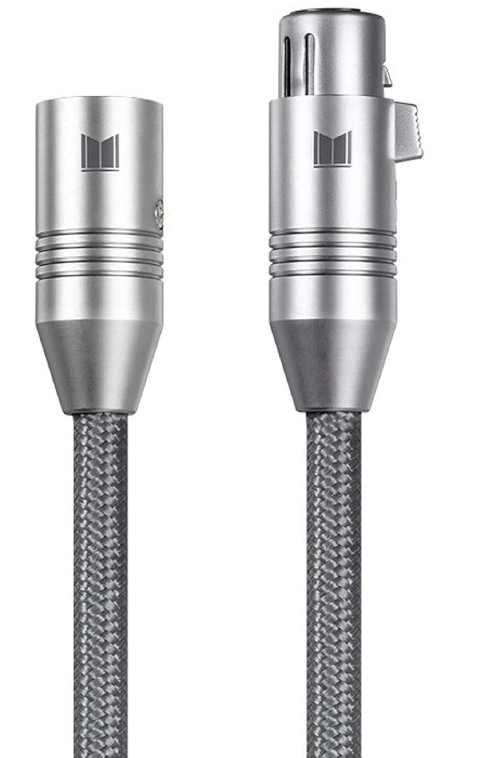 Monolith XLR Male to XLR Female Balanced Audio Cable - 1 Meter, With 24K Gold Plated Connectors, Oxygen Free Copper