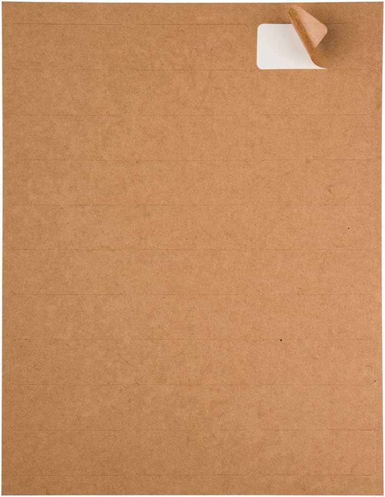 JAM PAPER Mailing Address Labels - Self-Adhesive Rectangular