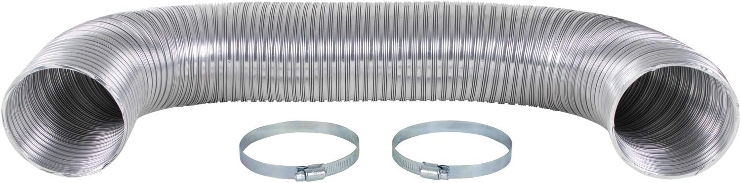 Certified Appliance Accessories CERT77007 Electric Dryer Duct Kit with 5 Foot Vent Duct and 6 Foot 4-Wire 30 Amp Power Cord
