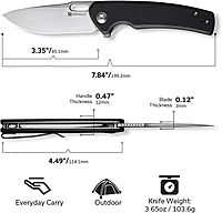 SENCUT Vesperon Folding Pocket Knife 3.35in Blade