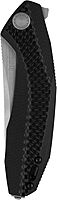 Kershaw Tumbler Folding Pocket Knife, 3.25 Inch Blade with Manual Open, Sub-Frame Lock (4038), Black