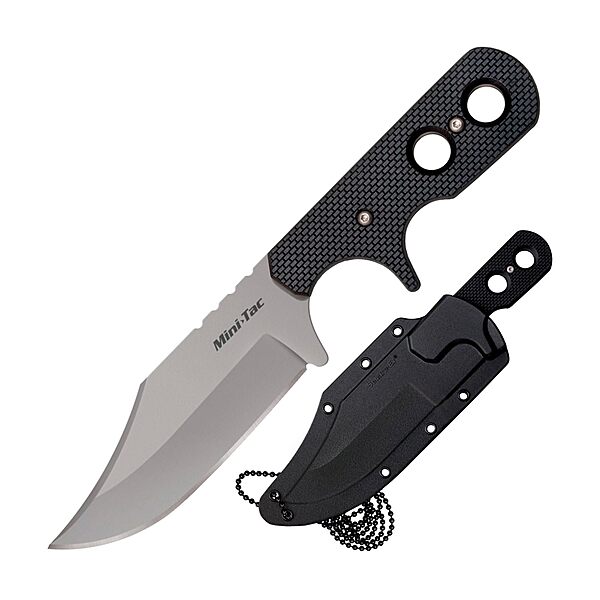COLD STEEL Mini Tac Bowie Fixed Blade Knife