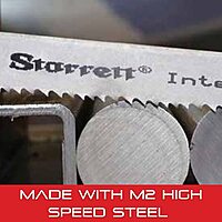 Starrett Intenss Bi-Metal Band Saw Blade with M42 HSS Cutting Edge