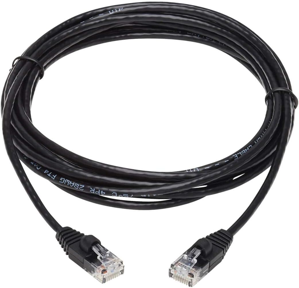 Tripp Lite Cat6a 10G Snagless Molded Slim UTP Network Patch Cable (RJ45 M/M)