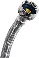 Certified Appliance Accessories Washing Machine Hose with 90 Degree Elbow (2 Pack), Hot and Cold Water Supply Lines, 4 Feet