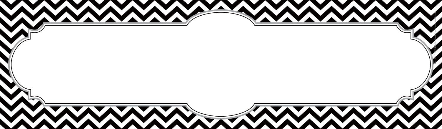 Barker Creek Double-Sided Desk Nameplates & Bulletin Board Signs, Black Tie Affair, Multi-Purpose Desk Nameplates