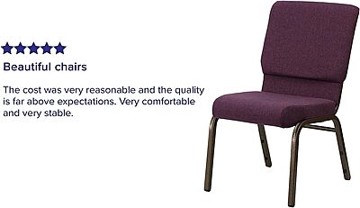 FLASH FURNITURE HERCULES Series 18.5''W Stacking Church Chair